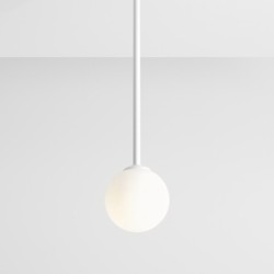 Lubinis šviestuvas PINNE MEDIUM Baltas 1xE14 Geležis, Stiklas (1080PL_G_M)