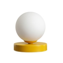 Stalinis šviestuvas BALL MUSTARD S 1xE14 Geležis, Stiklas (1076B14_S)