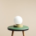 Stalinis šviestuvas BALL PISTACHIO S 1xE14 Geležis, Stiklas (1076B12_S)