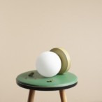 Stalinis šviestuvas BALL PISTACHIO S 1xE14 Geležis, Stiklas (1076B12_S)