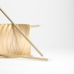 Pakabinamas šviestuvas TUBO 8 BRASS 8xE14 Geležis (1072P40)