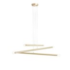 Pakabinamas šviestuvas TUBO 6 BRASS 6xE14 Geležis (1072K40)