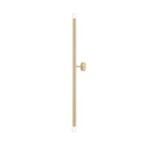 Sieninis šviestuvas TUBO 2 BRASS L 2xE14 Geležis (1072D40_L)