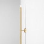 Sieninis šviestuvas TUBO 2 BRASS L 2xE14 Geležis (1072D40_L)
