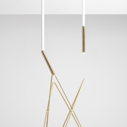 Lubinis šviestuvas STICK Baltas M 1xG9 Geležis (1067PL_G_M)