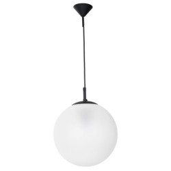 Pakabinamas šviestuvas GLOBUS Baltas MAT 1xE27 Geležis, Stiklas (562G6)