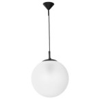 Pakabinamas šviestuvas GLOBUS Baltas MAT 1xE27 Geležis, Stiklas (562G6)