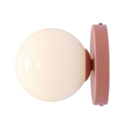 Sieninis šviestuvas BALL II CORAL S 1xE14 Geležis, Stiklas (1126C11_S)