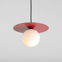 Pakabinamas šviestuvas LOOP Raudonas WINE S 1xE14 Geležis, Stiklas (1125G15_S)