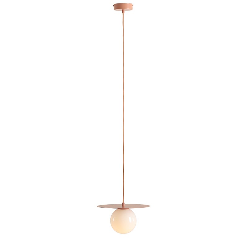 Pakabinamas šviestuvas LOOP CORAL S 1xE14 Geležis, Stiklas (1125G11_S)