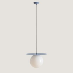 Pakabinamas šviestuvas LOOP DUSTY Mėlynas L 1xE27 Geležis, Stiklas (1125G16_L)