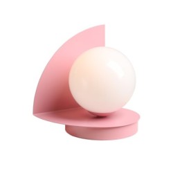 Stalinis šviestuvas LOOP BABY PINK 1xE14 Geležis, Stiklas (1125B18)