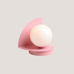 Stalinis šviestuvas LOOP BABY PINK 1xE14 Geležis, Stiklas (1125B18)