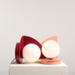 Stalinis šviestuvas LOOP CORAL 1xE14 Geležis, Stiklas (1125B11)