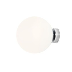 Sieninis šviestuvas BALL CHROME M 1xE27 Geležis, Stiklas (1076C4_M)