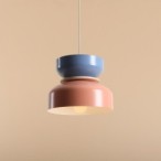 Pakabinamas šviestuvas TULA LIGHT CORAL + DUSTY BLUE (30 + 22) 1xE27 Geležis (1132G11_16_J)