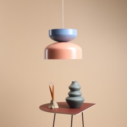 Pakabinamas šviestuvas TULA LIGHT CORAL + DUSTY BLUE (30 + 22) 1xE27 Geležis (1132G11_16_J)