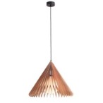 Pakabinamas šviestuvas NATURE SUN M 1xE27 Geležis, Stiklas, Mediena (1140G_M)