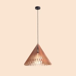 Pakabinamas šviestuvas NATURE SUN M 1xE27 Geležis, Stiklas, Mediena (1140G_M)