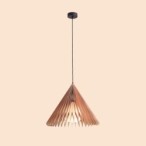 Pakabinamas šviestuvas NATURE SUN M 1xE27 Geležis, Stiklas, Mediena (1140G_M)