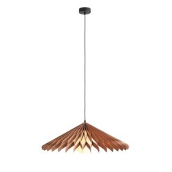 Pakabinamas šviestuvas NATURE SUN XL 1xE27 Geležis, Stiklas, Mediena (1140G_XL)