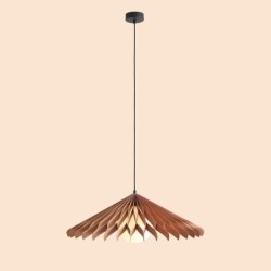 Pakabinamas šviestuvas NATURE SUN XL 1xE27 Geležis, Stiklas, Mediena (1140G_XL)