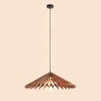 Pakabinamas šviestuvas NATURE SUN XL 1xE27 Geležis, Stiklas, Mediena (1140G_XL)