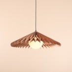Pakabinamas šviestuvas NATURE SUN XL 1xE27 Geležis, Stiklas, Mediena (1140G_XL)