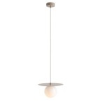 Pakabinamas šviestuvas LOOP BEIGE S 1xE14 Geležis, Stiklas (1125G17_S)