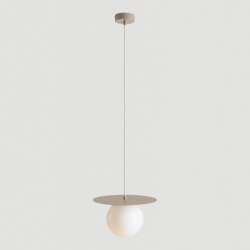 Pakabinamas šviestuvas LOOP BEIGE M 1xE27 Geležis, Stiklas (1125G17_M)