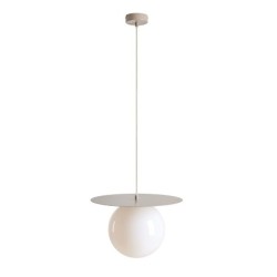 Pakabinamas šviestuvas LOOP BEIGE L 1xE27 Geležis, Stiklas (1125G17_L)