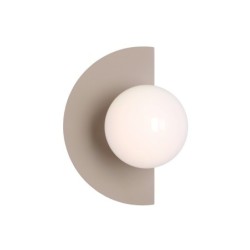 Sieninis šviestuvas LOOP BEIGE 1xE14 Geležis, Stiklas (1125C17)