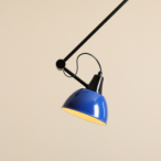 Lubinis šviestuvas AIDA GLOSS (COBALT) 1xE27 Geležis (1141PL_G3_25)