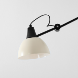 Sieninis šviestuvas AIDA GLOSS (CREAM) 1xE27 Geležis (1141C3_9)