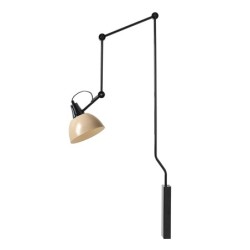 Sieninis šviestuvas AIDA GLOSS (BEIGE) 1xE27 Geležis (1141C3_17)