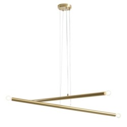 Pakabinamas šviestuvas TUBO 4 BRASS 4xE14 Geležis (1072L40)