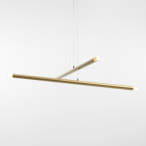Pakabinamas šviestuvas TUBO 4 BRASS 4xE14 Geležis (1072L40)