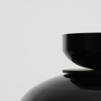 Pakabinamas šviestuvas ALDO DARK BLACK GLOSS (47+ 23+ wood) 1xE27 Geležis (1152G3_3_C)