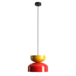 Pakabinamas šviestuvas TULA DARK RED CHILLI + MUSTARD (30 + 23) 1xE27 Geležis (1132G19_14_C)