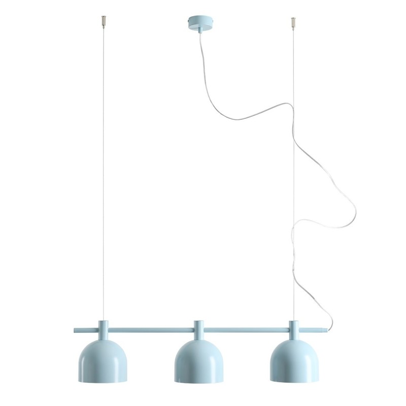 Pakabinamas šviestuvas BERYL 3 BABY BLUE 3xE27 Geležis (976E_29)