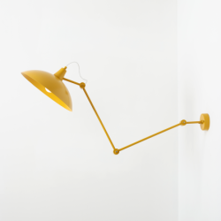 Lubinis šviestuvas MELOS MUSTARD 1xE27 Geležis (808PL_G14)