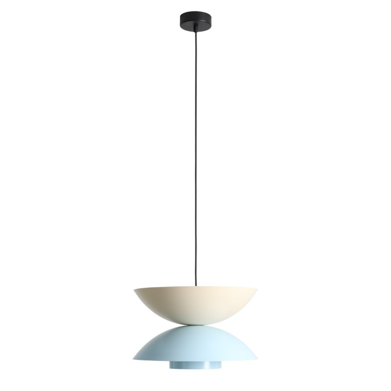 Pakabinamas šviestuvas OTTI DARK BABY BLUE + CREAM + BABY BLUE (37+ 37+ 15) 1xE27 Geležis (1150G29_9_29_C)