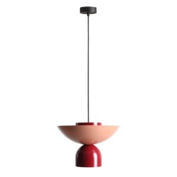 Pakabinamas šviestuvas ILIA DARK CORAL + RED WINE+ RED WINE (35+ 15+ 15) 1xE27 Geležis (1147G11_15_15_C)