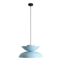 Pakabinamas šviestuvas MILLO DARK BABY BLUE (47+ 37+ 15) 1xE27 Geležis (1146G29_29_29_C)