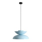 Pakabinamas šviestuvas MILLO DARK BABY BLUE (47+ 37+ 15) 1xE27 Geležis (1146G29_29_29_C)