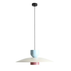 Pakabinamas šviestuvas NUTTA DARK CREAM + BABY PINK + BABY BLUE (65+ 15+ 15) 1xE27 Geležis (1145G9_18_29_C)