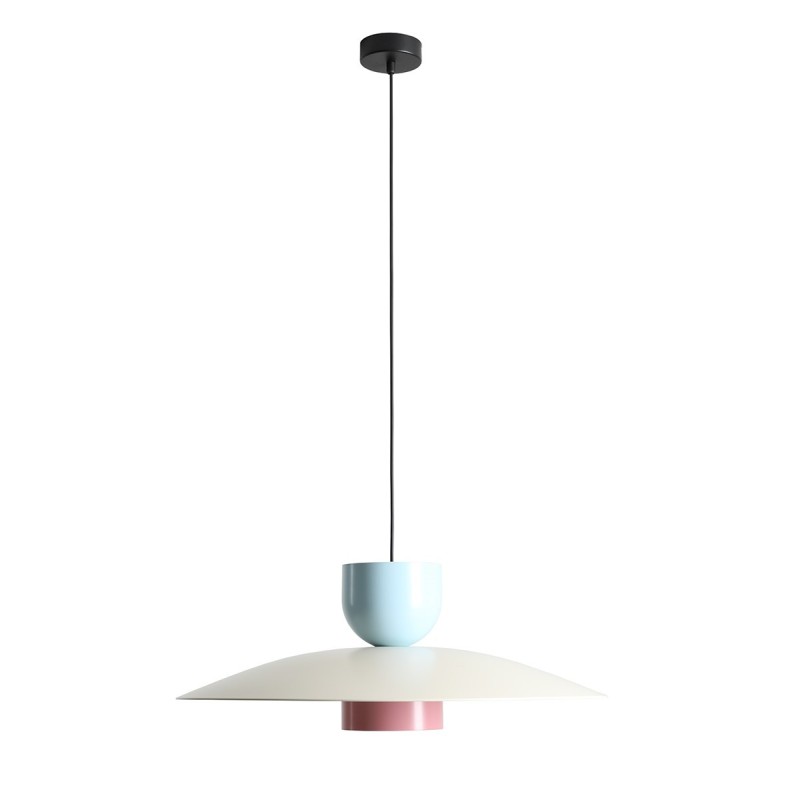 Pakabinamas šviestuvas NUTTA DARK CREAM + BABY PINK + BABY BLUE (65+ 15+ 15) 1xE27 Geležis (1145G9_18_29_C)