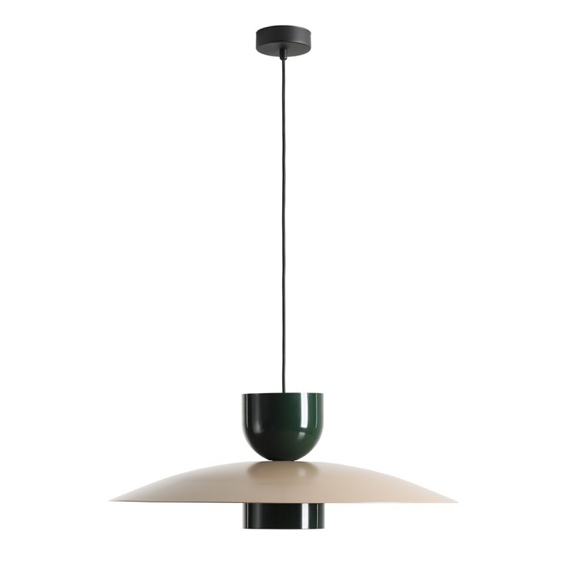 Pakabinamas šviestuvas NUTTA DARK BEIGE+ DEEP GREEN + DEEP GREEN (65+ 15 + 15) 1xE27 Geležis (1145G17_23_23_C)