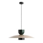 Pakabinamas šviestuvas NUTTA DARK BEIGE+ DEEP GREEN + DEEP GREEN (65+ 15 + 15) 1xE27 Geležis (1145G17_23_23_C)