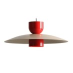 Pakabinamas šviestuvas NUTTA DARK BEIGE+ RED CHILLI + RED CHILLI (65+ 15 + 15) 1xE27 Geležis (1145G17_19_19_C)